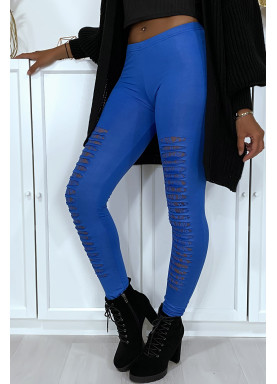 Legging royal effilé à l'avant et doublé en dentelle - 5