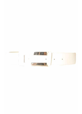 Ceinture Blanche avec boucle rectangulaire CE 502 - 6