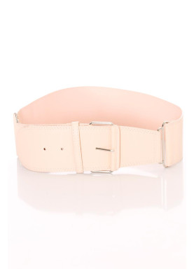 Ceinture rose large, boucle rectangle et attaches. SG-0418 - 1