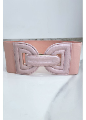 Grosse ceinture élastique avec boucle en forme de D - 2