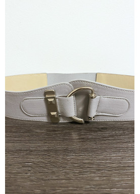 Ceinture grise avec forme ovale - 2