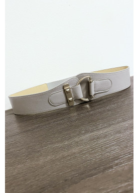 Ceinture grise avec forme ovale - 3